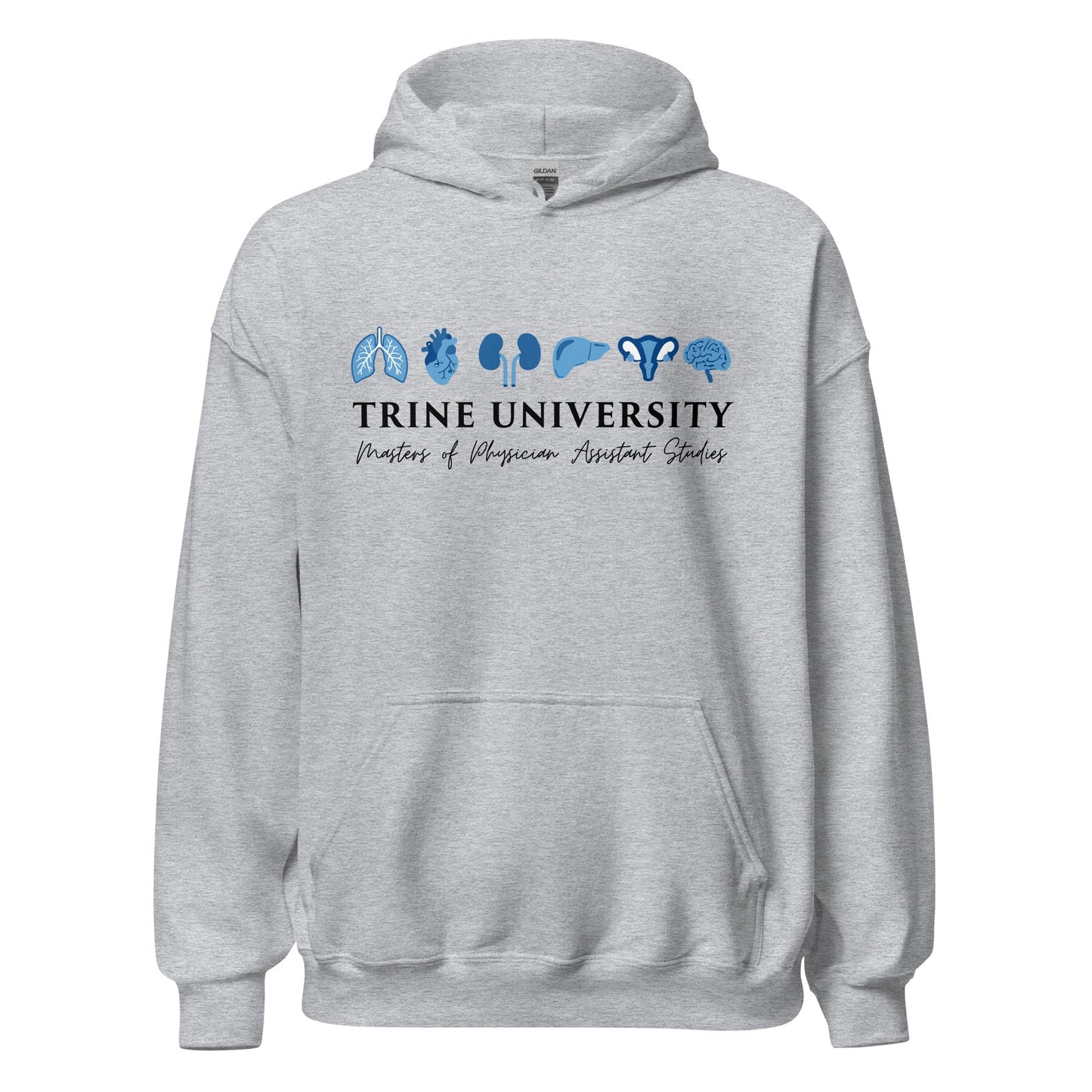 Classic | Hoodie | Trine PA program | Modern Script Logo