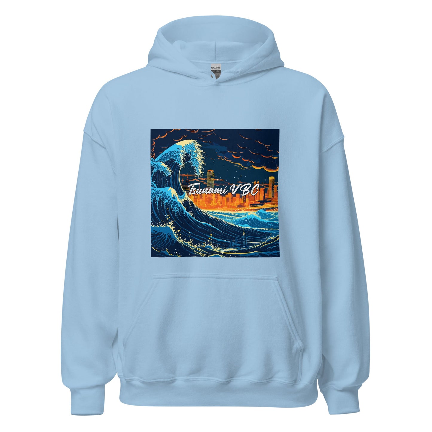 Classic | Hoodie | Tsunami Volleyball Club | Glow Tide Athletics Logo
