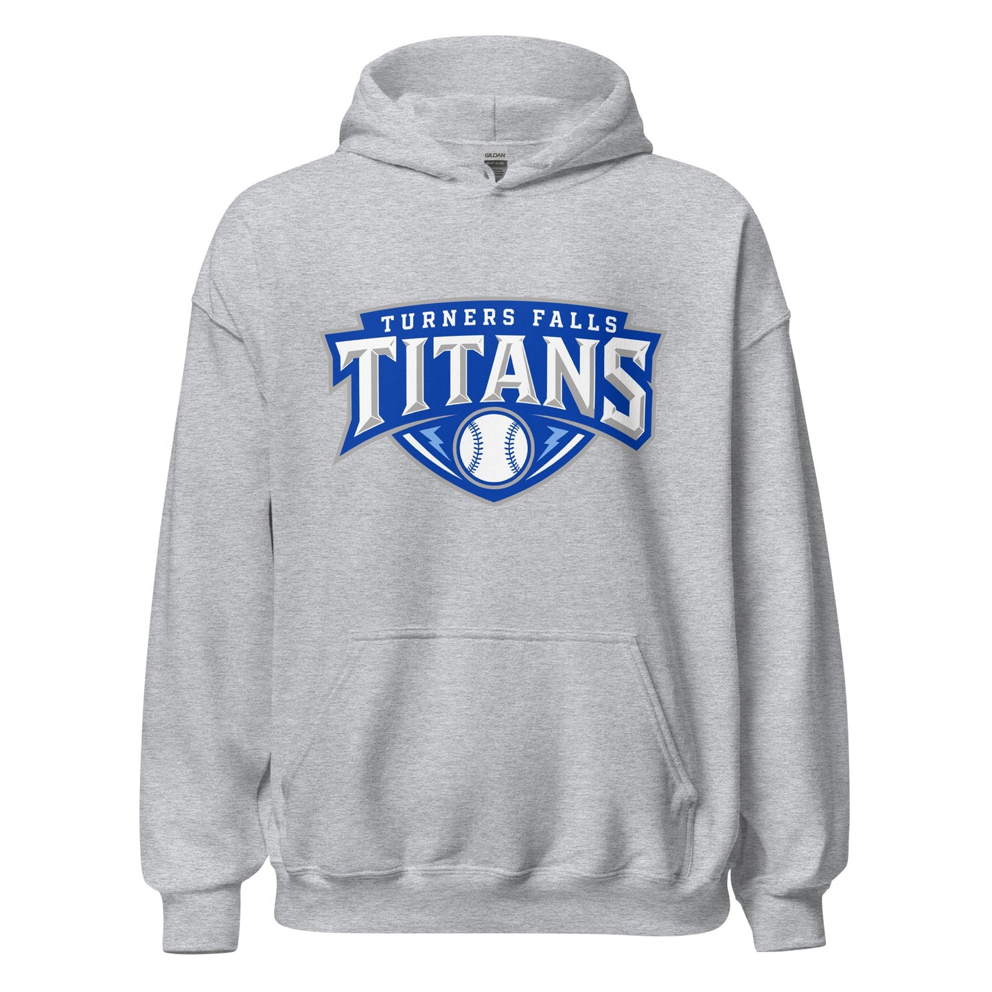 Classic | Hoodie | Turners Falls Titans | Titan Crest Logo