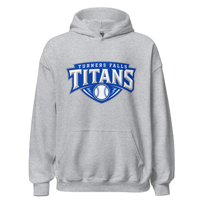 Classic | Hoodie | Turners Falls Titans | Titan Crest Logo