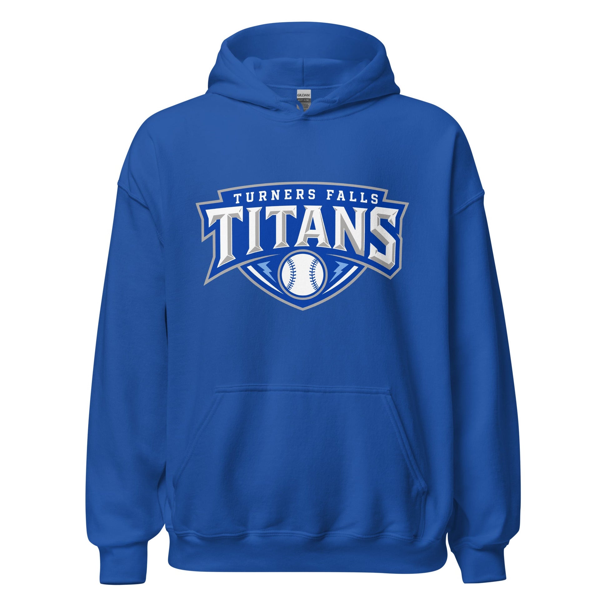 Classic | Hoodie | Turners Falls Titans | Titan Crest Logo