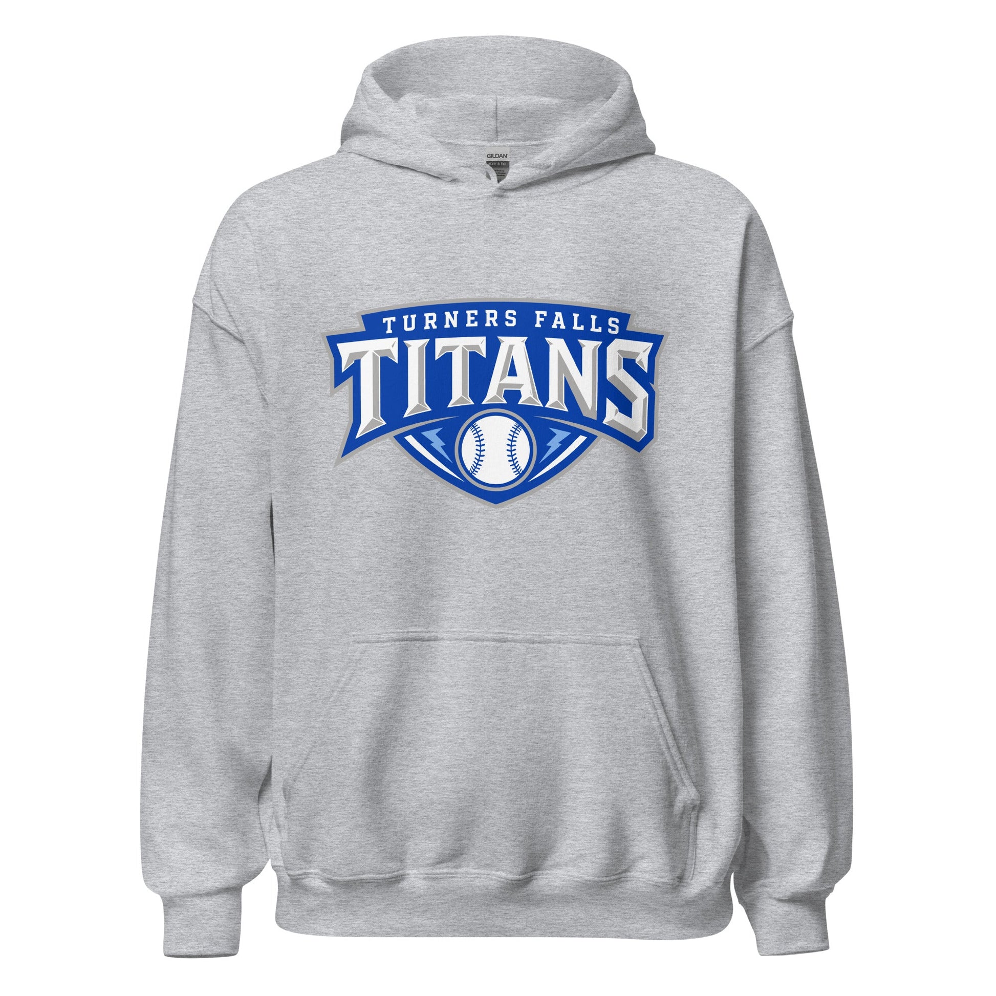 Classic | Hoodie | Turners Falls Titans | Titan Crest Logo