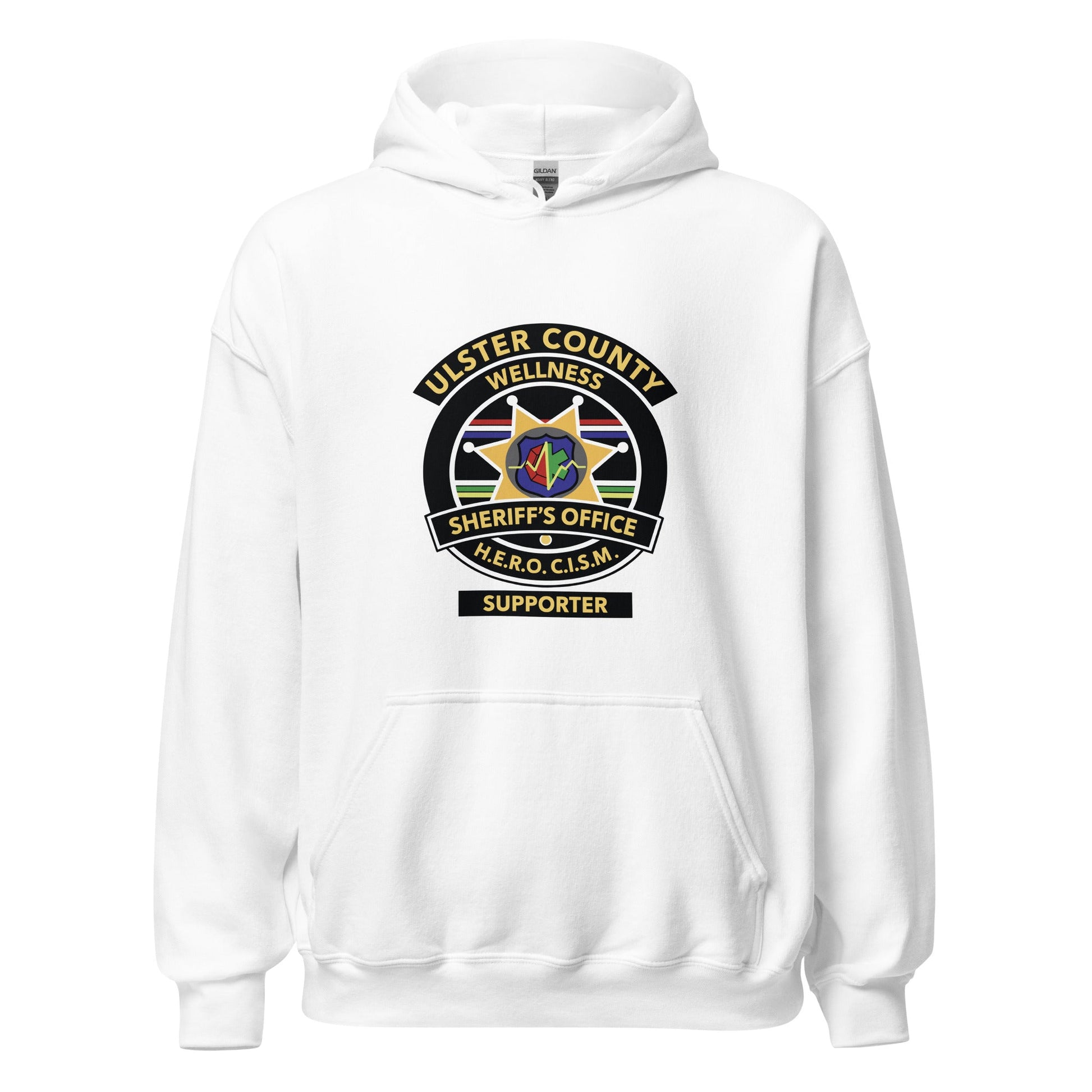 Classic | Hoodie | Ulster County Sheriff's Office Wellness Division | Badge Logo