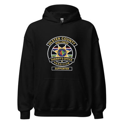 Classic | Hoodie | Ulster County Sheriff's Office Wellness Division | Badge Logo