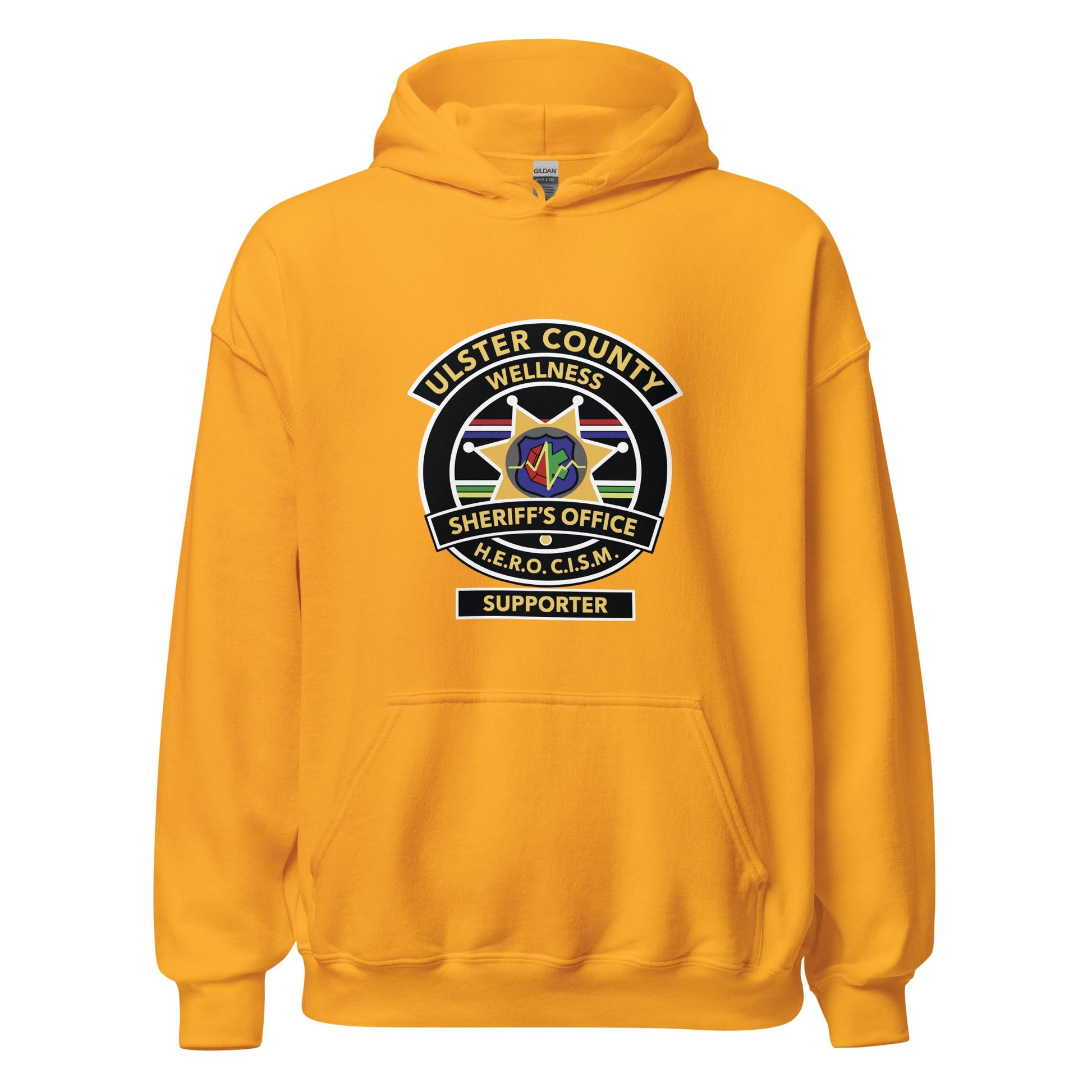 Classic | Hoodie | Ulster County Sheriff's Office Wellness Division | Badge Logo