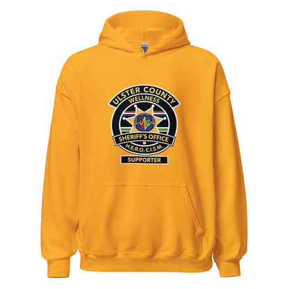 Classic | Hoodie | Ulster County Sheriff's Office Wellness Division | Badge Logo
