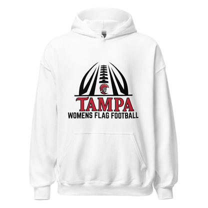 Classic | Hoodie | University of Tampa Women's Flag Football | Football Logo