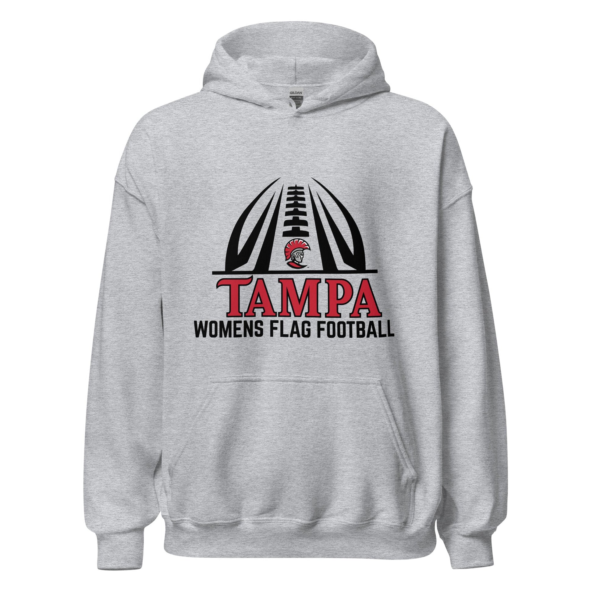 Classic | Hoodie | University of Tampa Women's Flag Football | Football Logo