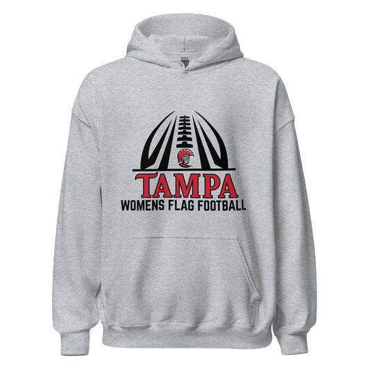 Classic | Hoodie | University of Tampa Women's Flag Football | Football Logo
