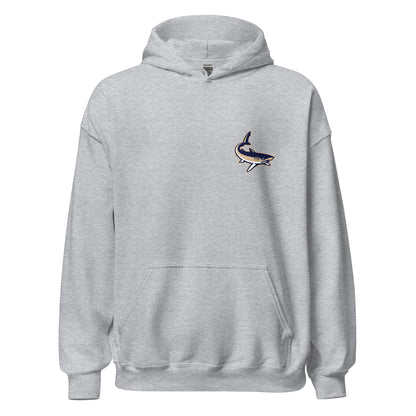 Classic | Hoodie | University South Carolina Beaufort Track & Field | Shark Logo