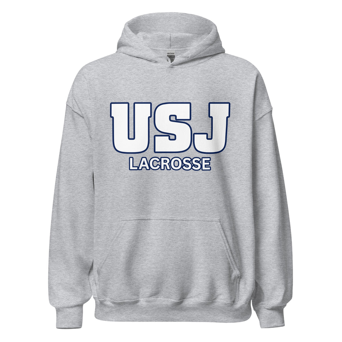 Classic | Hoodie | USJ women’s lacrosse | Modern Script Logo