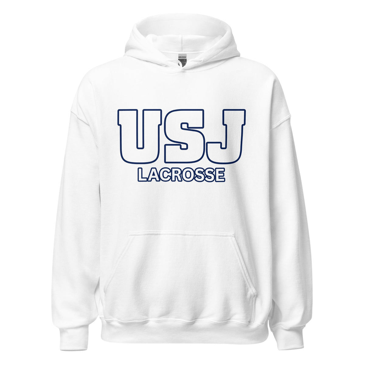 Classic | Hoodie | USJ women’s lacrosse | Modern Script Logo