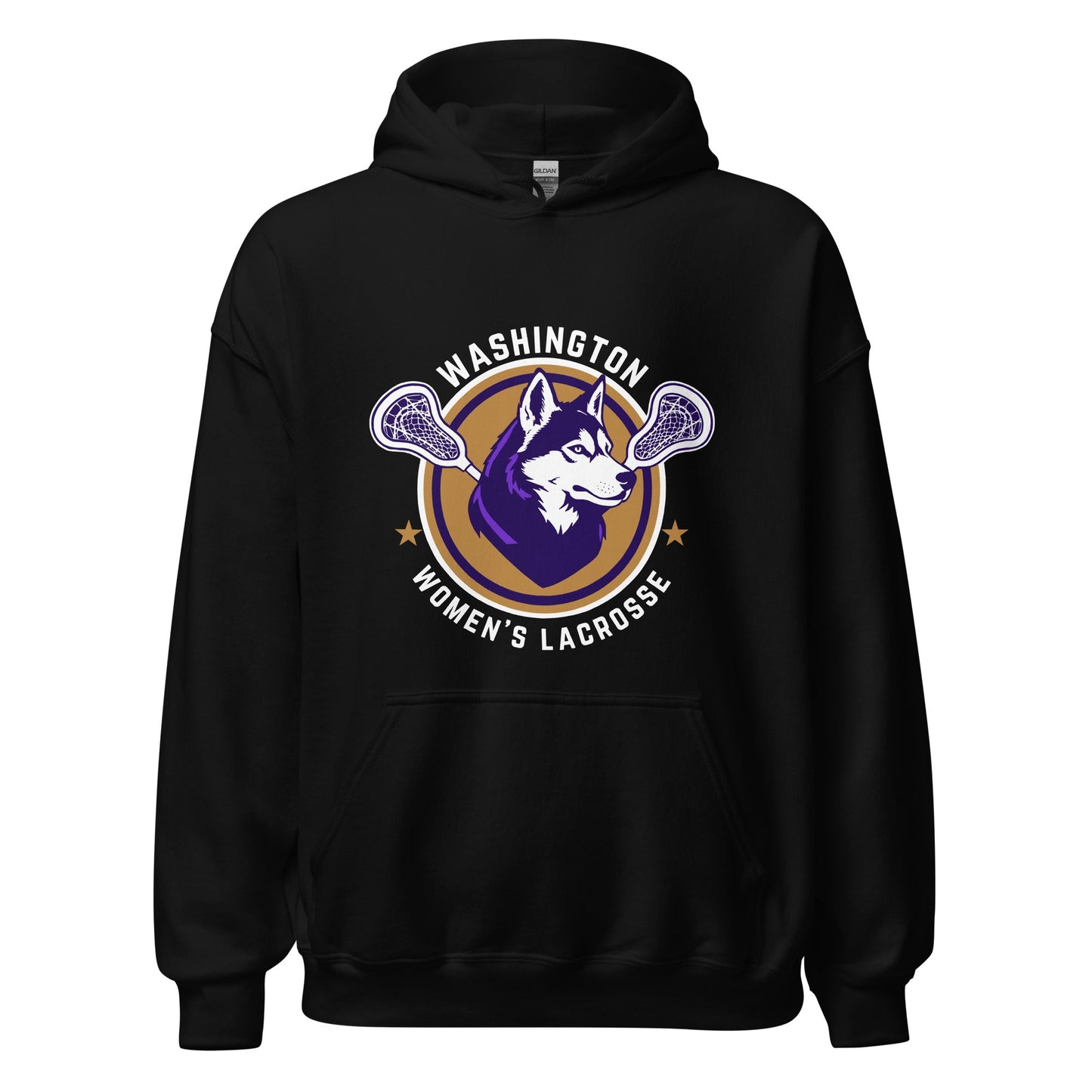 Classic | Hoodie | UW Women's Club Lacrosse | Badge Logo