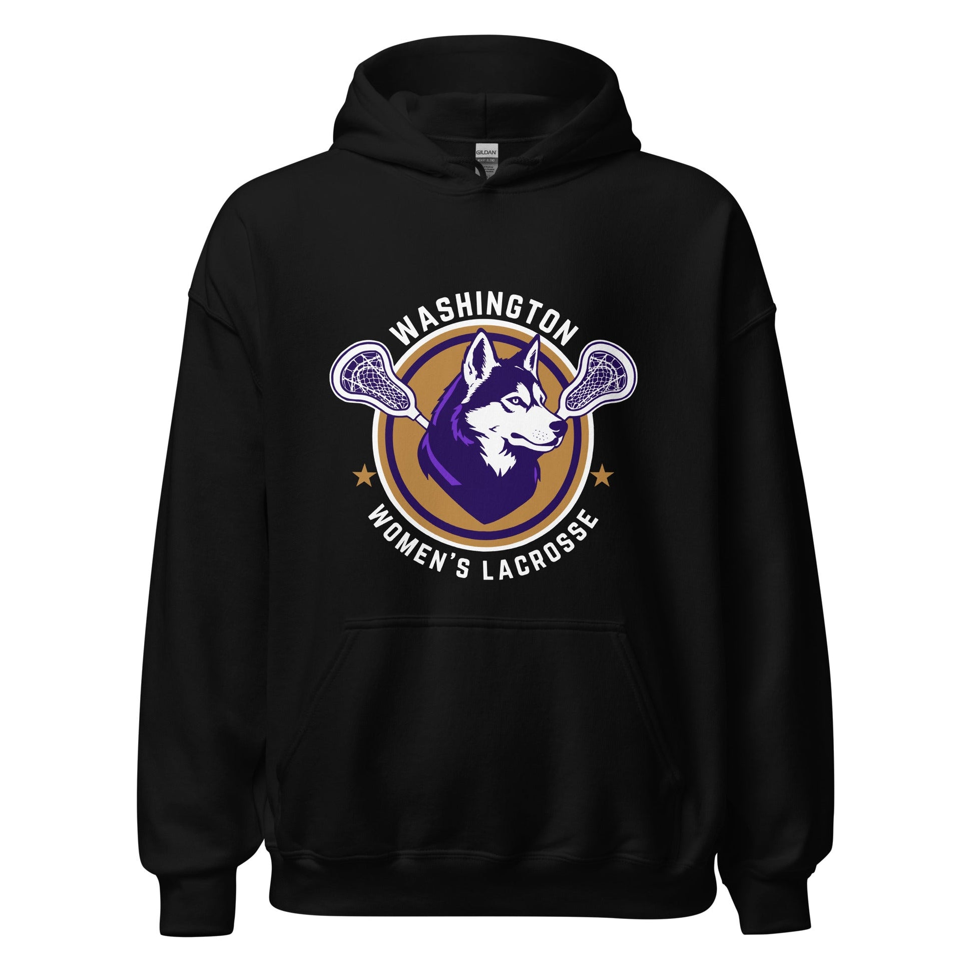 Classic | Hoodie | UW Women's Club Lacrosse | Badge Logo