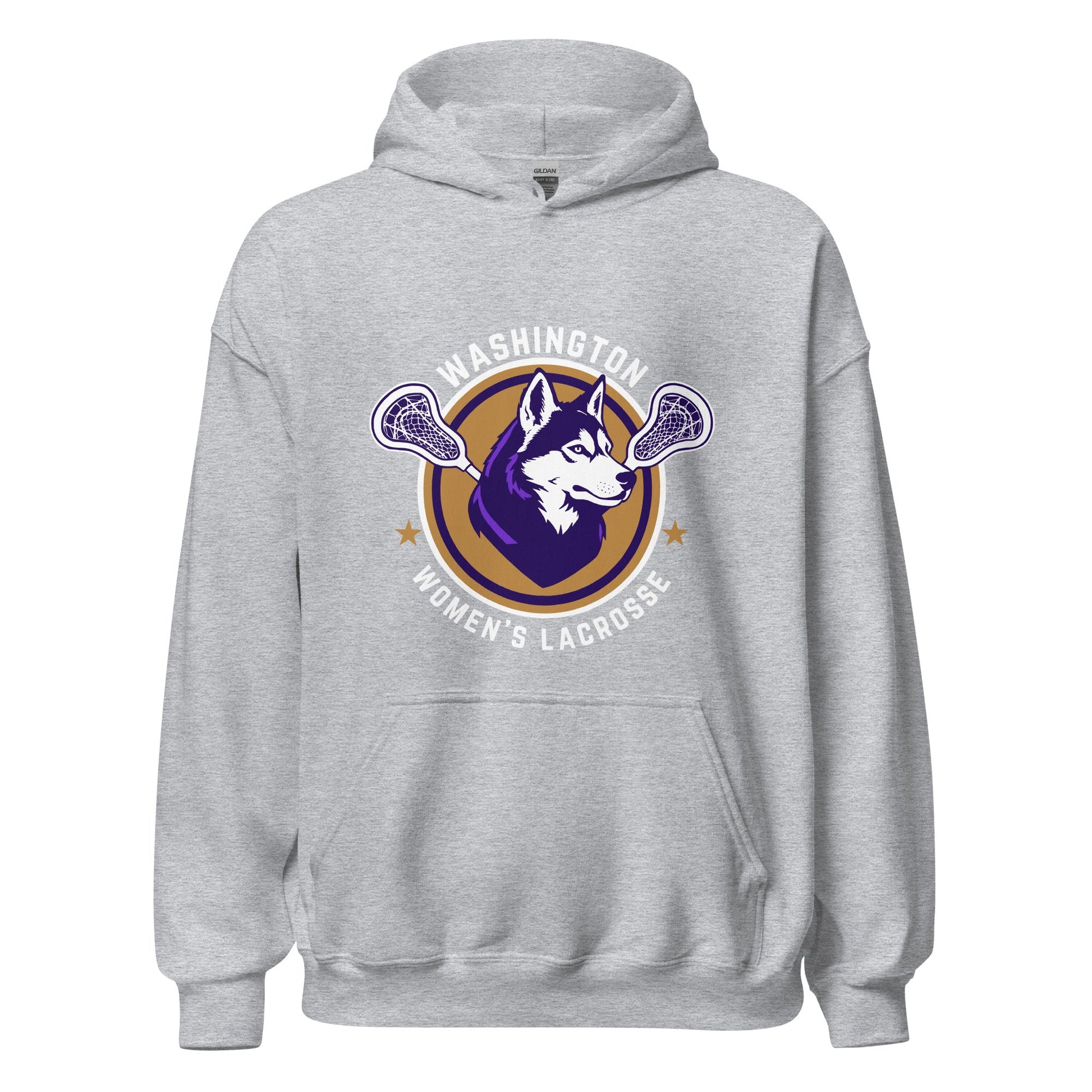 Classic | Hoodie | UW Women's Club Lacrosse | Badge Logo