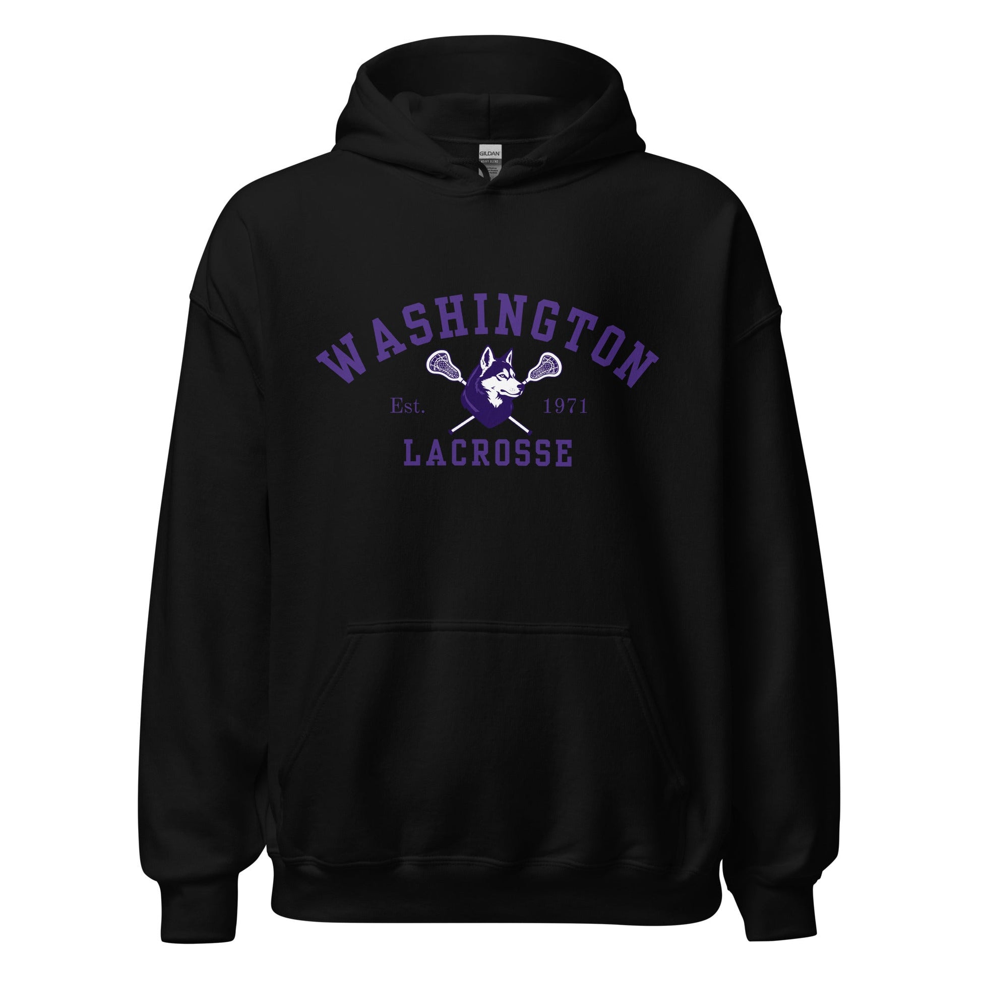 Classic | Hoodie | UW Women's Club Lacrosse | Washington Lacrosse Logo