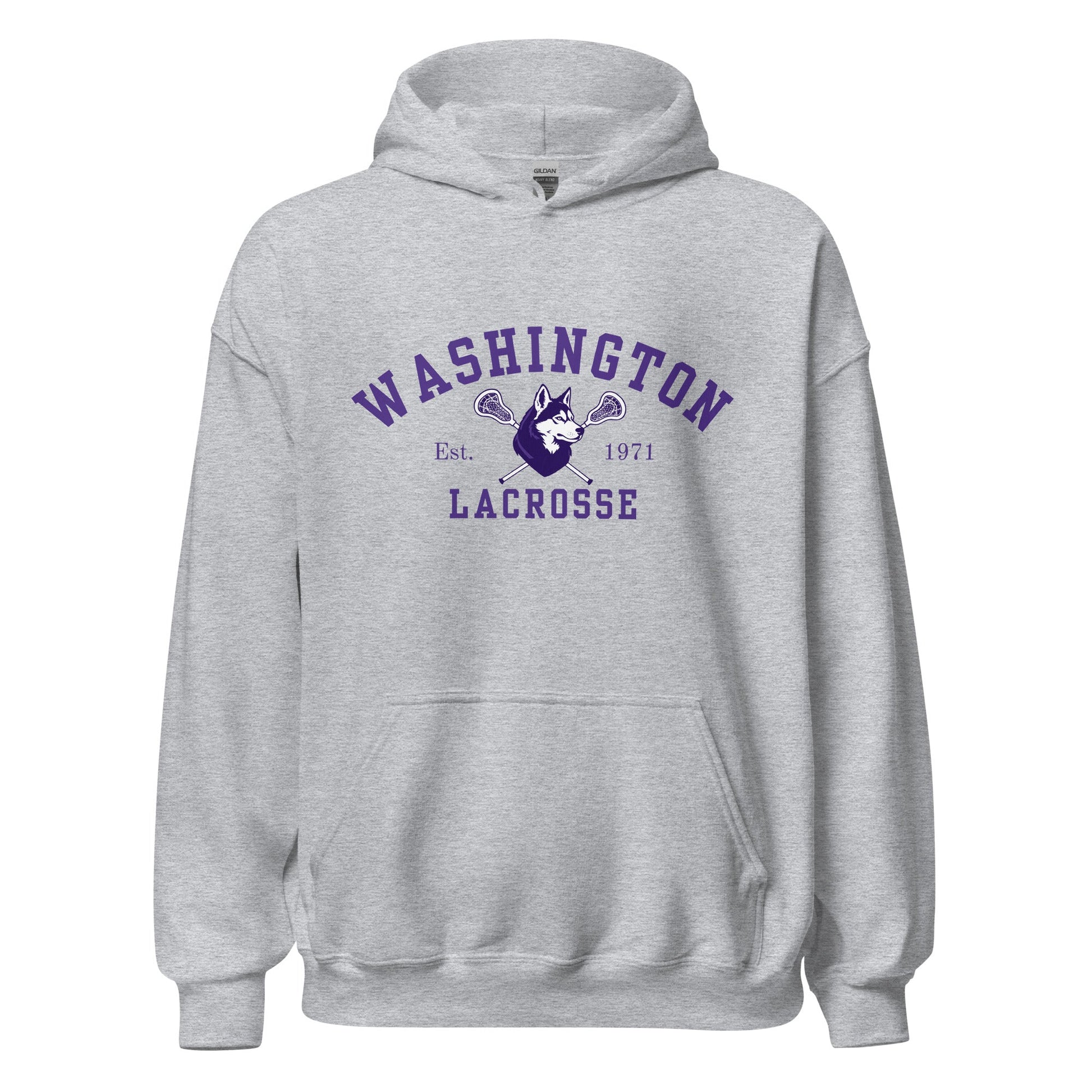Classic | Hoodie | UW Women's Club Lacrosse | Washington Lacrosse Logo