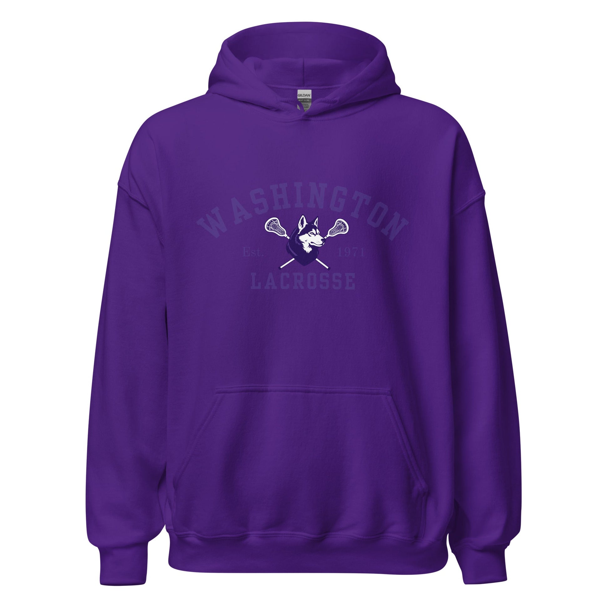 Classic | Hoodie | UW Women's Club Lacrosse | Washington Lacrosse Logo