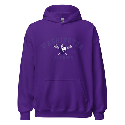 Classic | Hoodie | UW Women's Club Lacrosse | Washington Lacrosse Logo