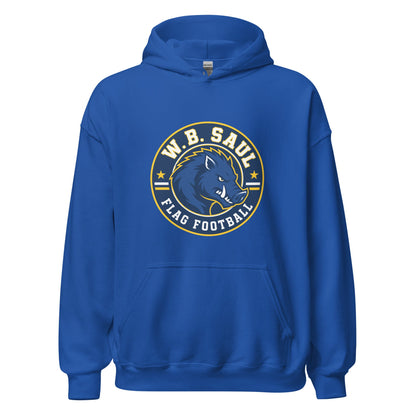 Classic | Hoodie | W.B.Saul Razorbacks | Badge Logo