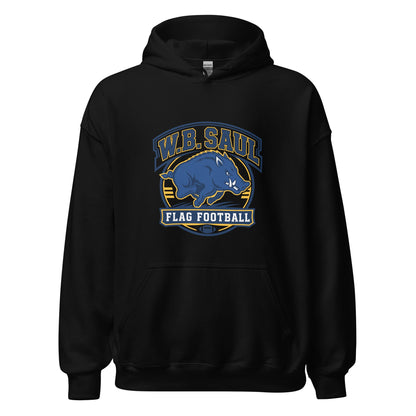 Classic | Hoodie | W.B.Saul Razorbacks | Emblem Logo