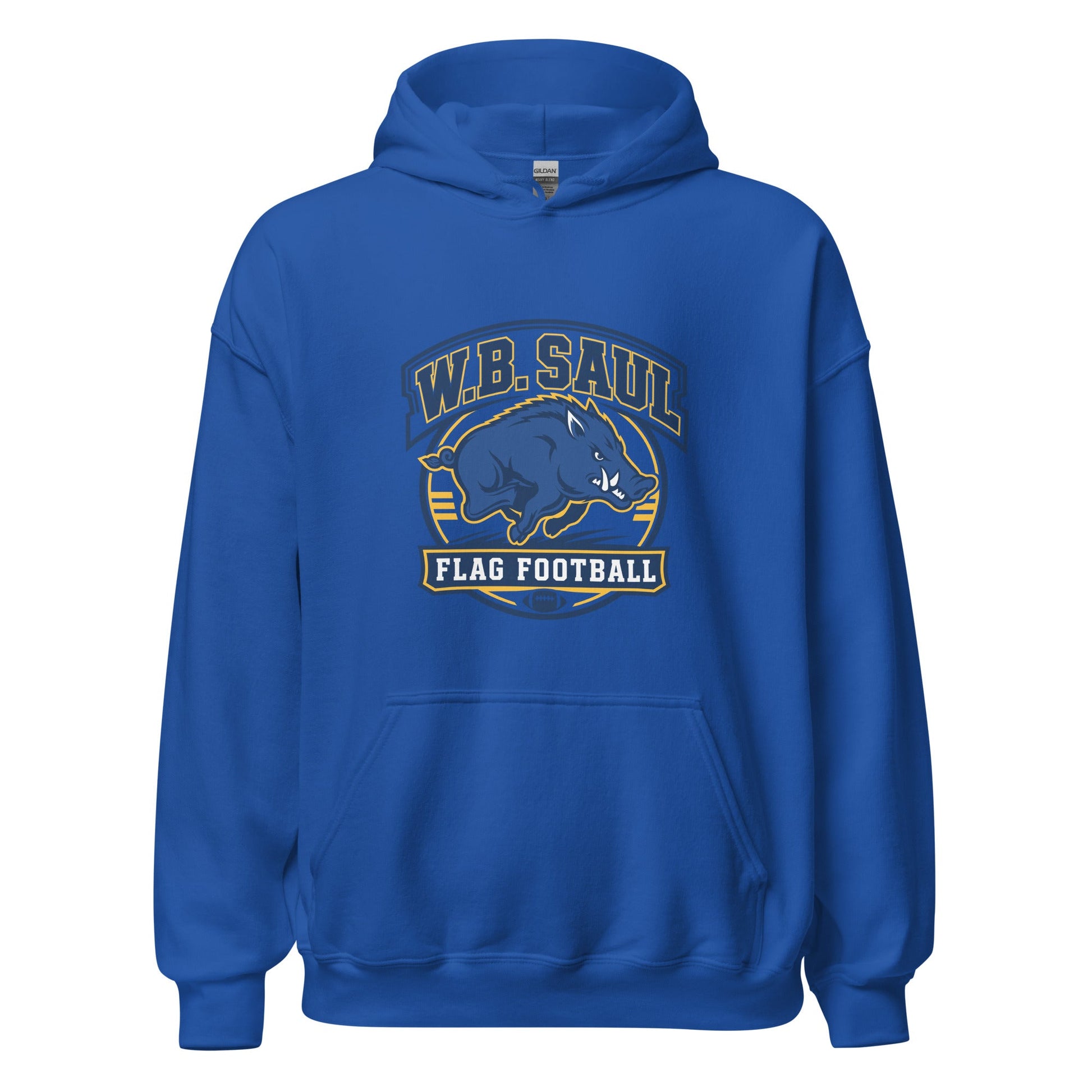 Classic | Hoodie | W.B.Saul Razorbacks | Emblem Logo
