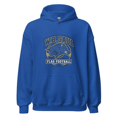 Classic | Hoodie | W.B.Saul Razorbacks | Emblem Logo