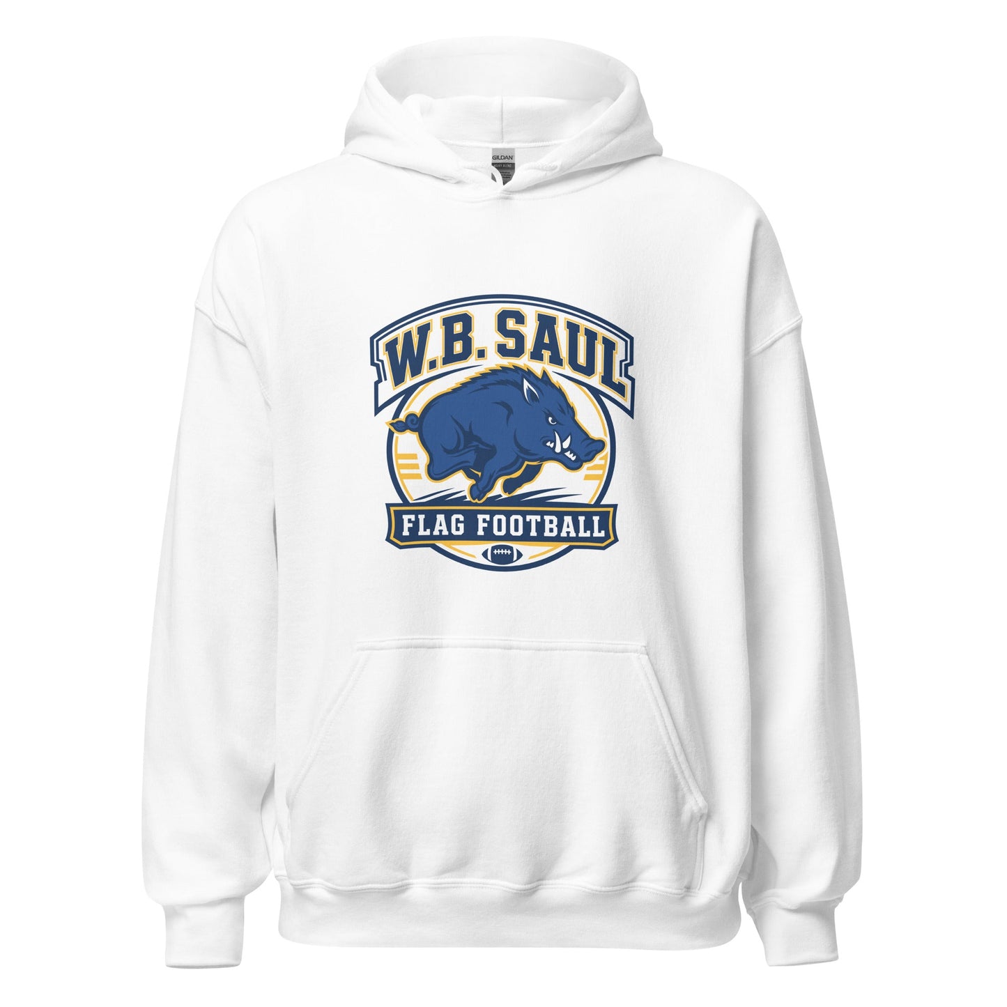 Classic | Hoodie | W.B.Saul Razorbacks | Emblem Logo