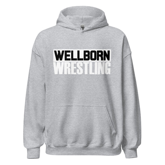Classic | Hoodie | Wellborn Youth Wrestling | Script Logo