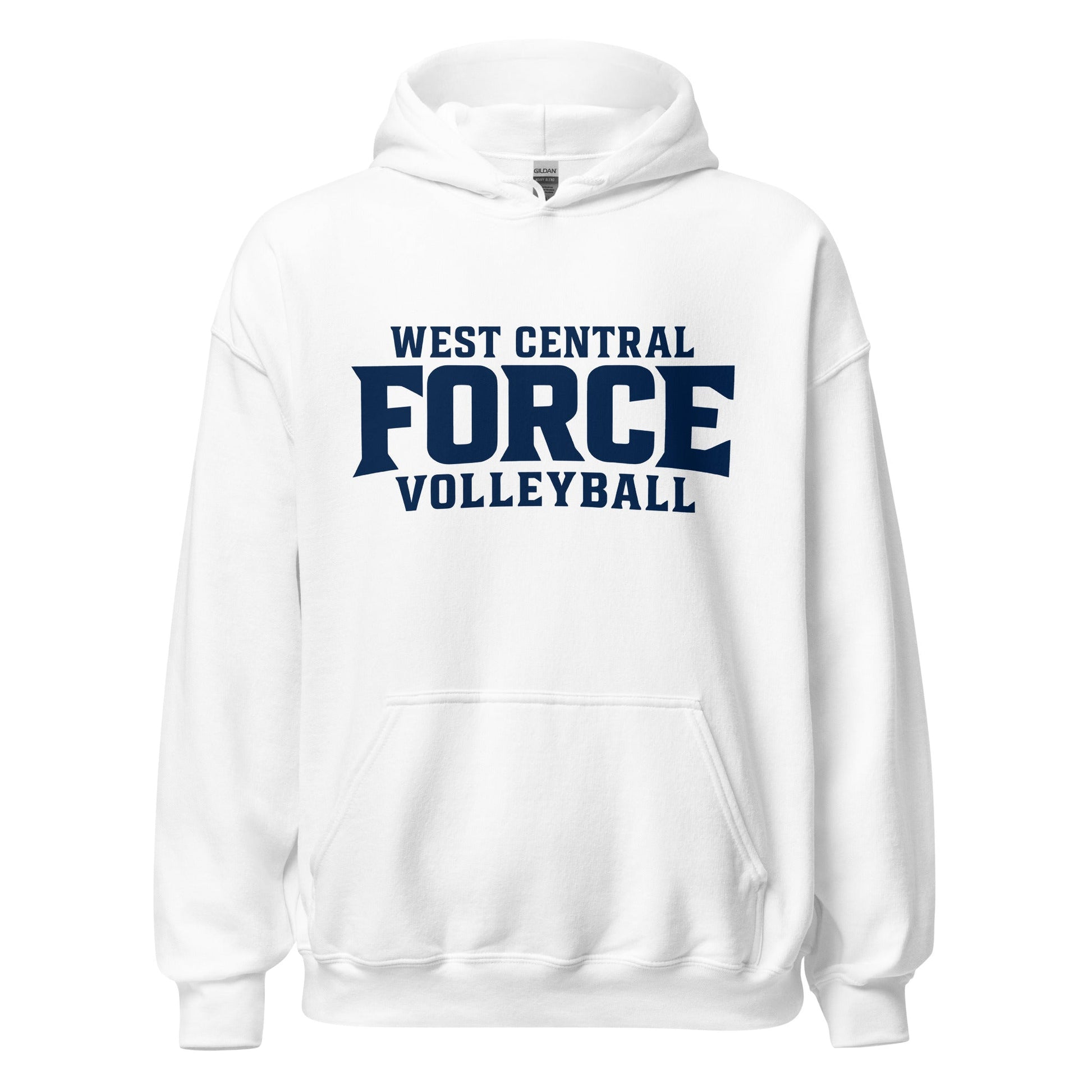 Classic | Hoodie | West Central Force Volleyball | Blue Logo