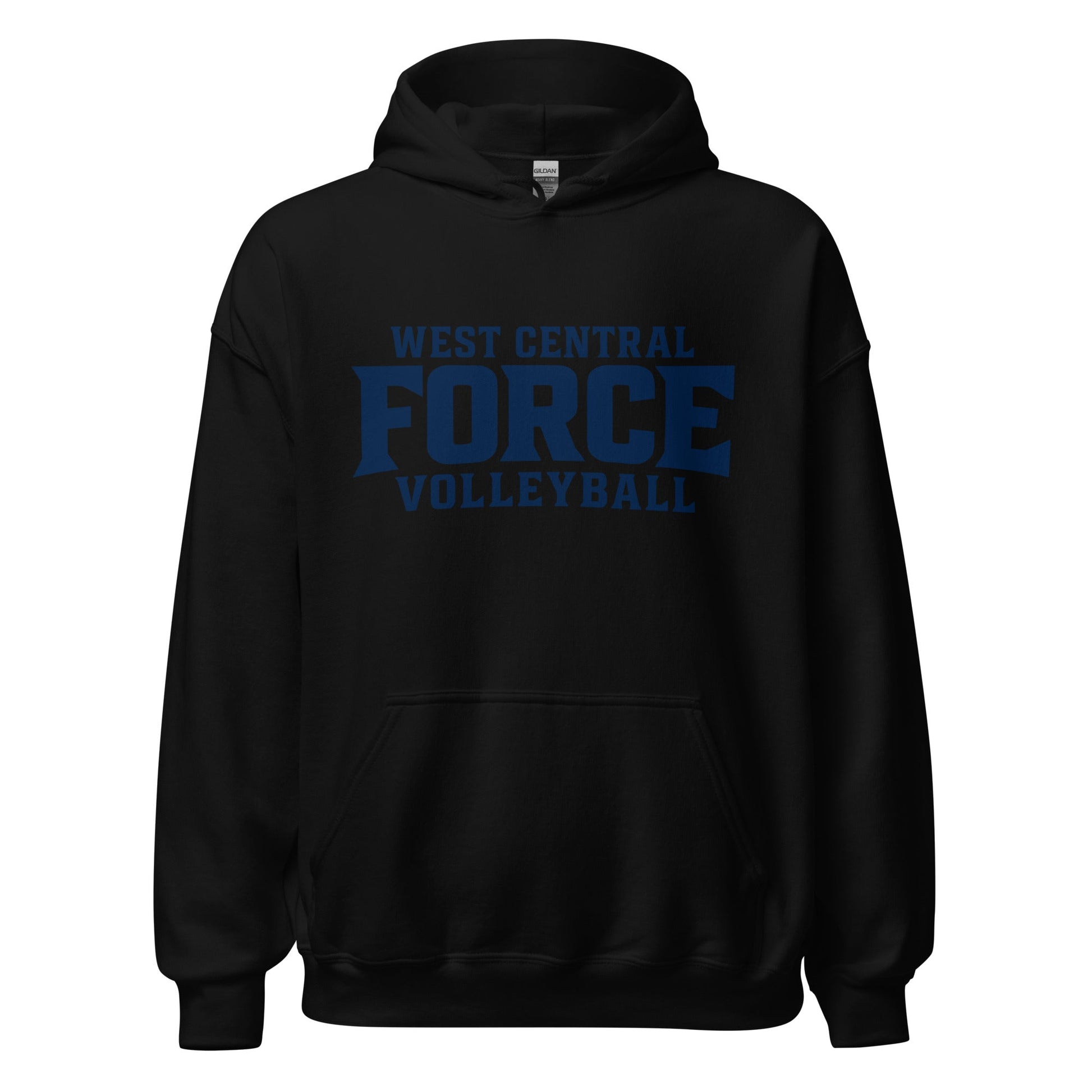 Classic | Hoodie | West Central Force Volleyball | Blue Logo