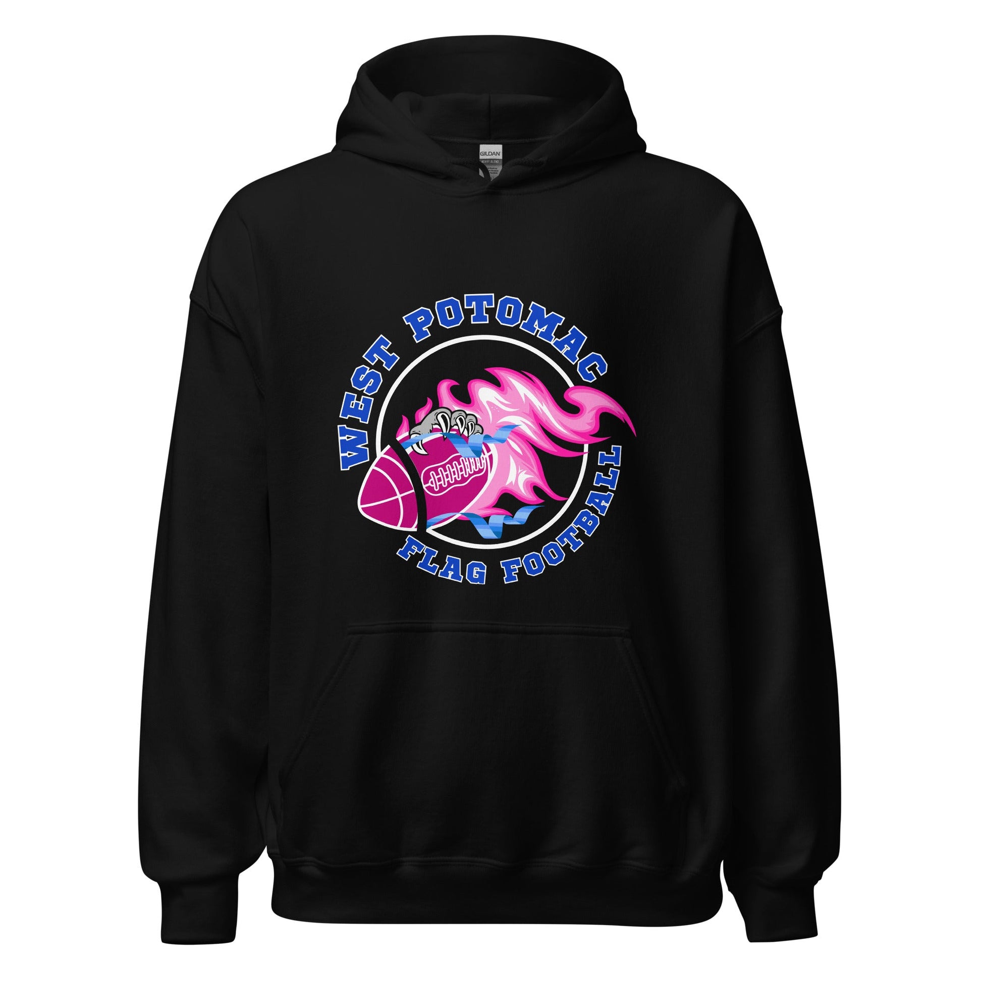Classic | Hoodie | West Potomac Flag Football | Crest Logo
