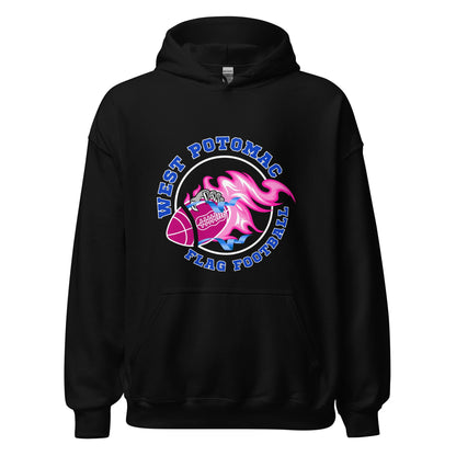 Classic | Hoodie | West Potomac Flag Football | Crest Logo