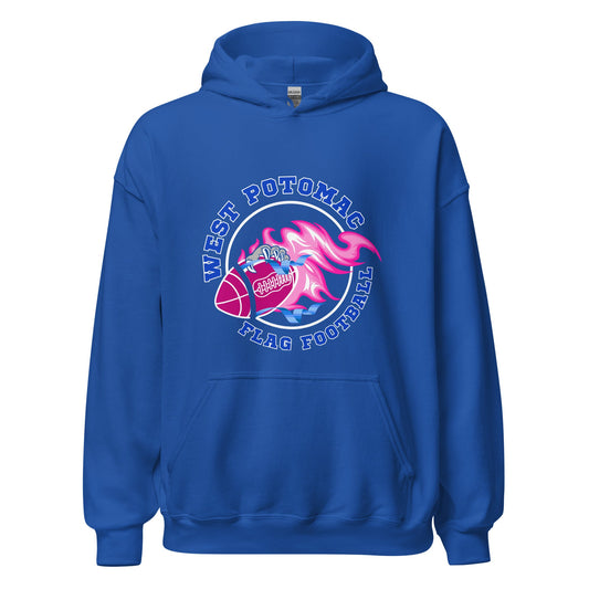 Classic | Hoodie | West Potomac Flag Football | Crest Logo
