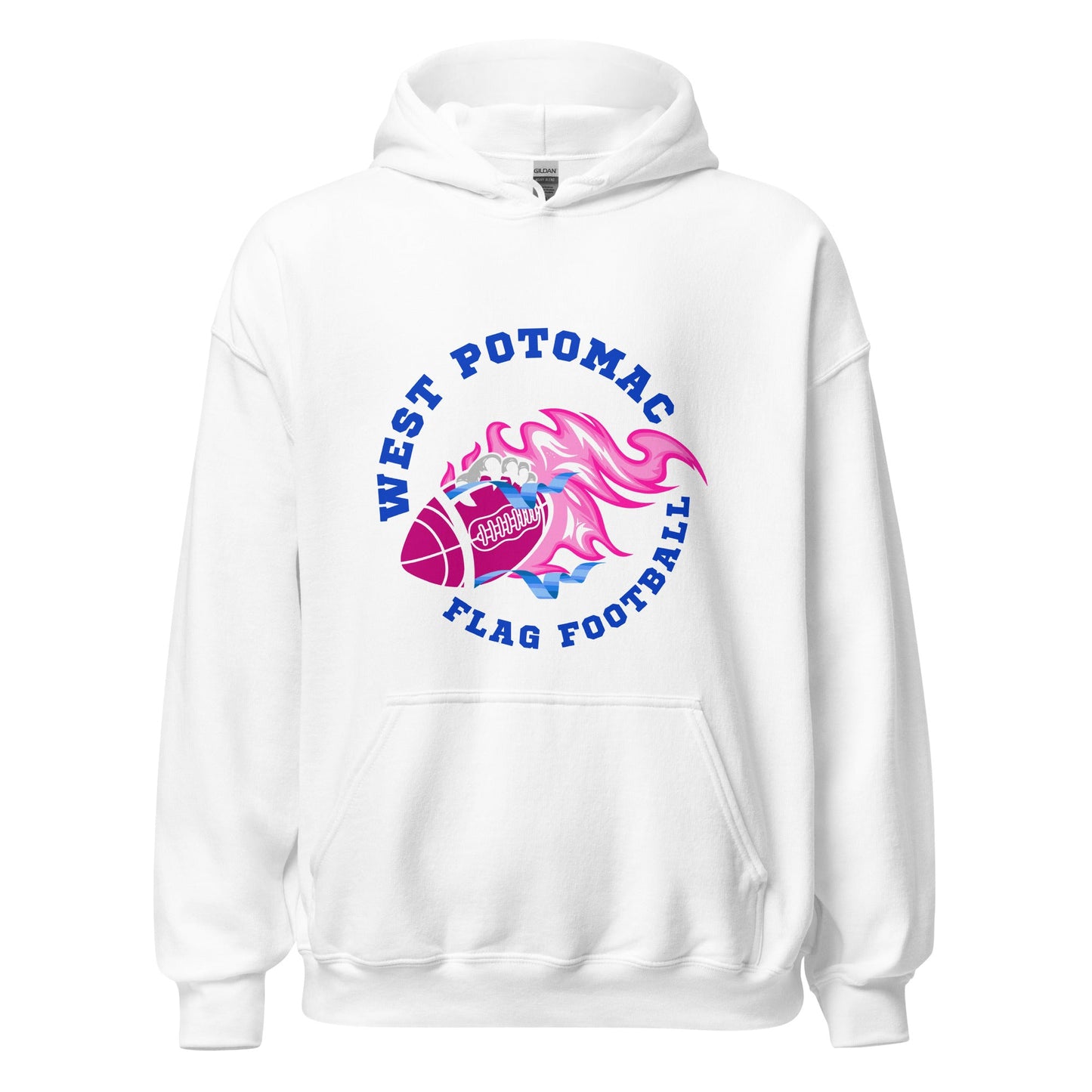 Classic | Hoodie | West Potomac Flag Football | Crest Logo