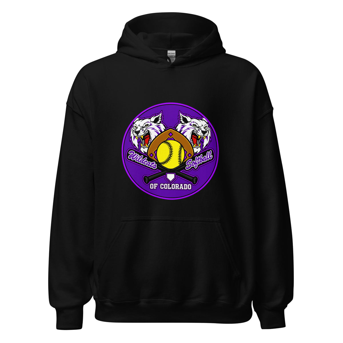 Classic | Hoodie | Wildcats Softball | Badge Logo