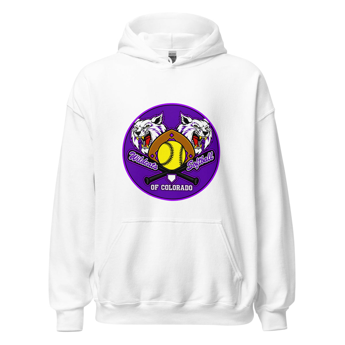 Classic | Hoodie | Wildcats Softball | Badge Logo