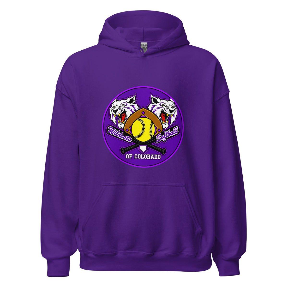 Classic | Hoodie | Wildcats Softball | Badge Logo