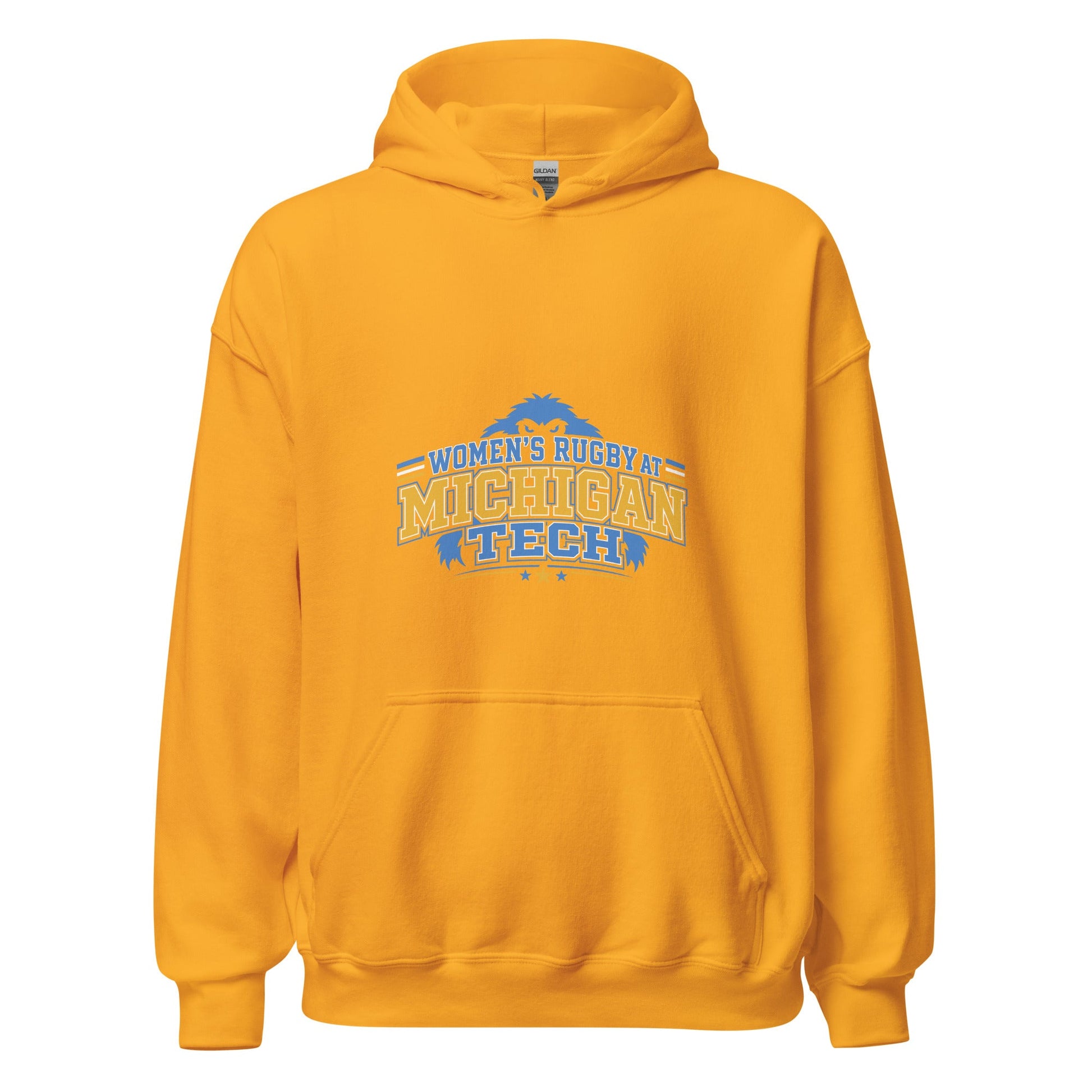 Classic | Hoodie | Women’s Rugby at Michigan Tech | Varsity Crest Logo