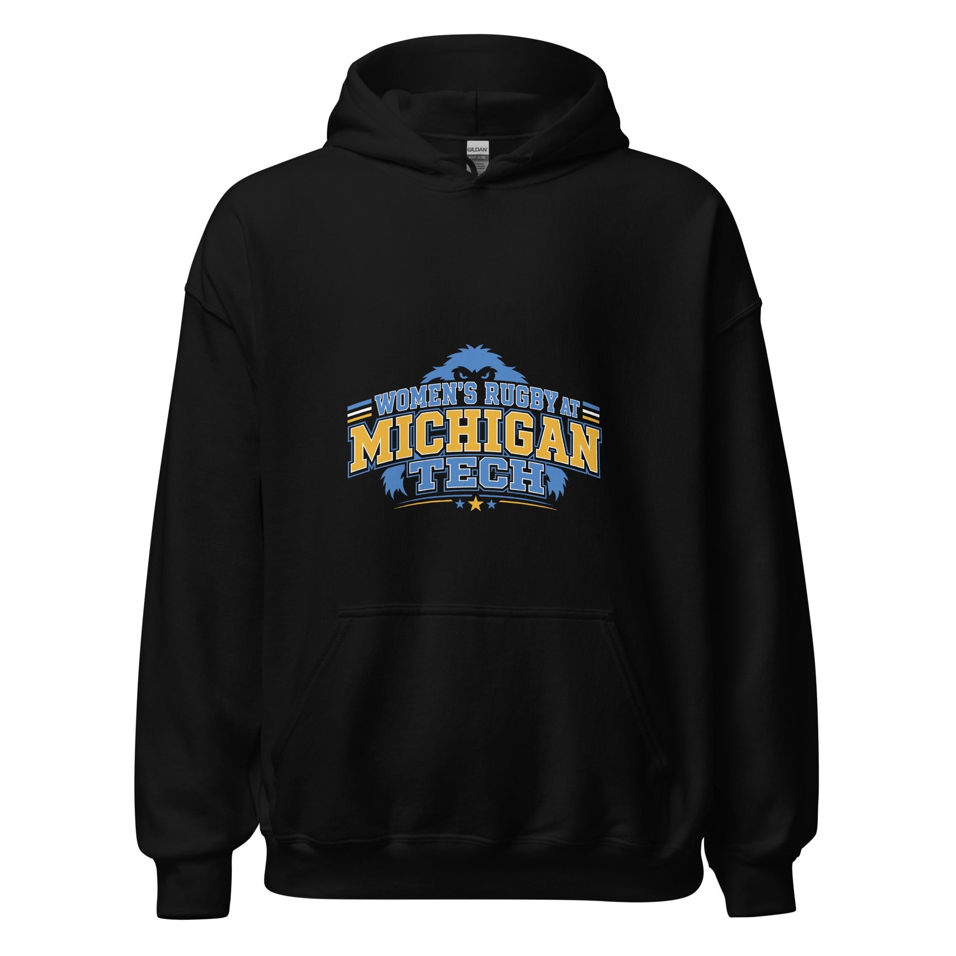 Classic | Hoodie | Women’s Rugby at Michigan Tech | Varsity Crest Logo
