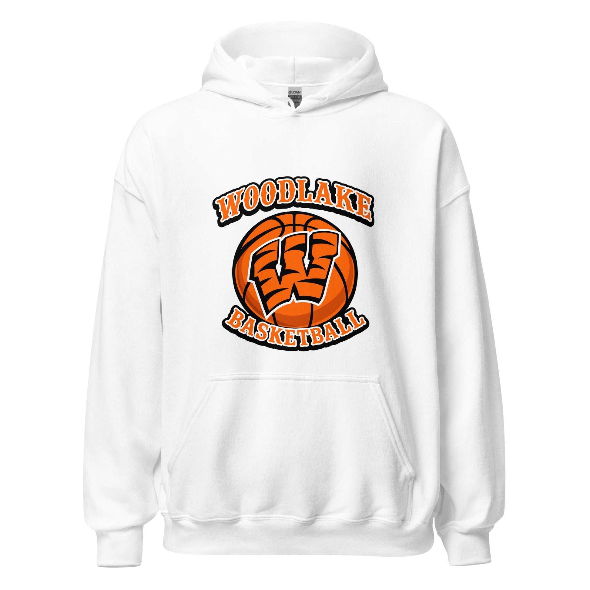 Classic | Hoodie | Woodlake Boys Basketball | Athletics Logo