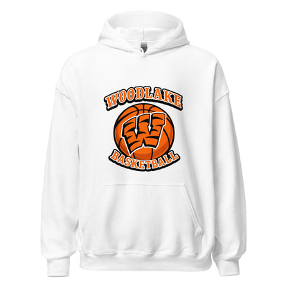 Classic | Hoodie | Woodlake Boys Basketball | Athletics Logo