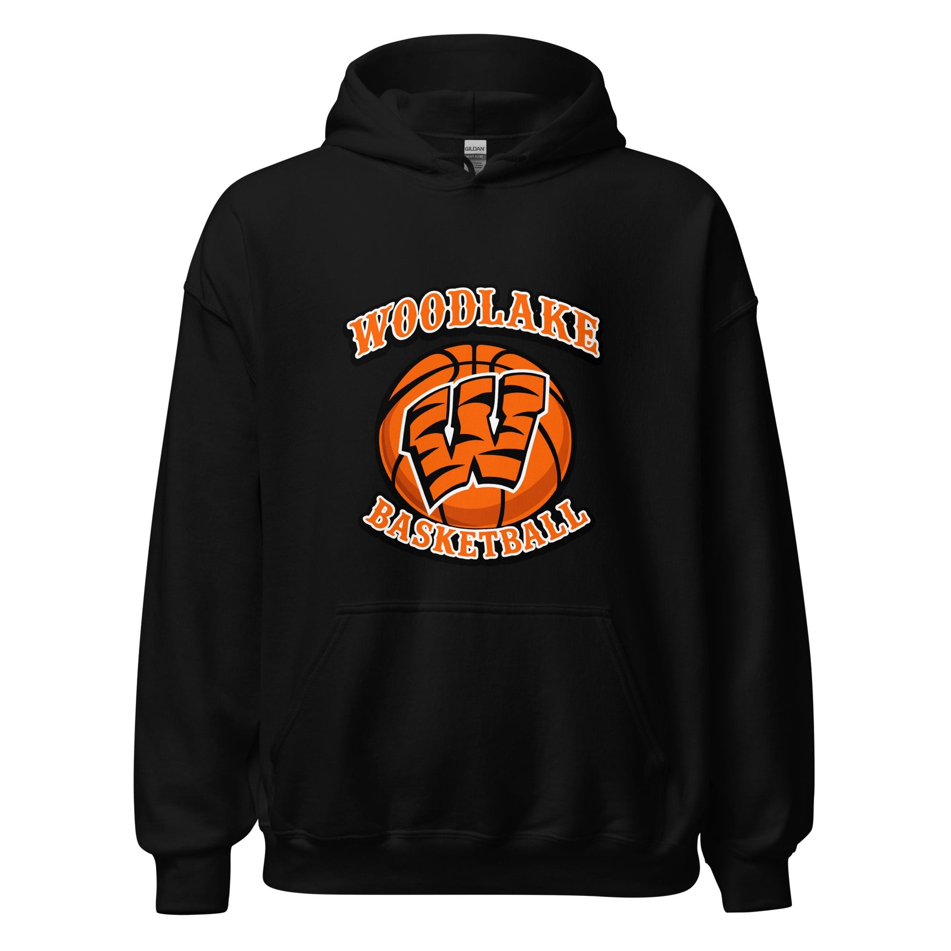 Classic | Hoodie | Woodlake Boys Basketball | Athletics Logo