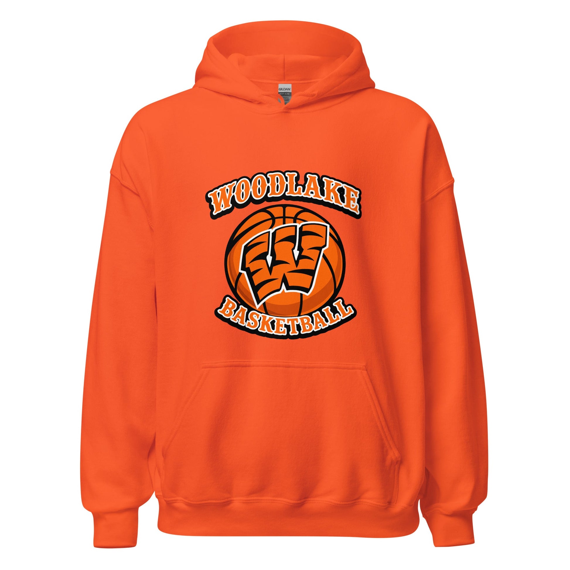 Classic | Hoodie | Woodlake Boys Basketball | Athletics Logo