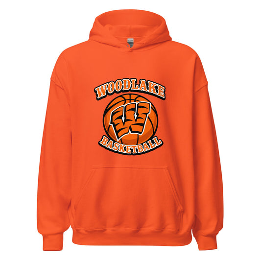 Classic | Hoodie | Woodlake Boys Basketball | Athletics Logo