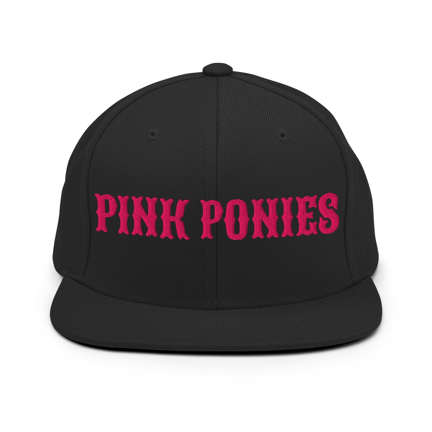 Snapback Hat | Pink Pony Athletic Club | Script Logo