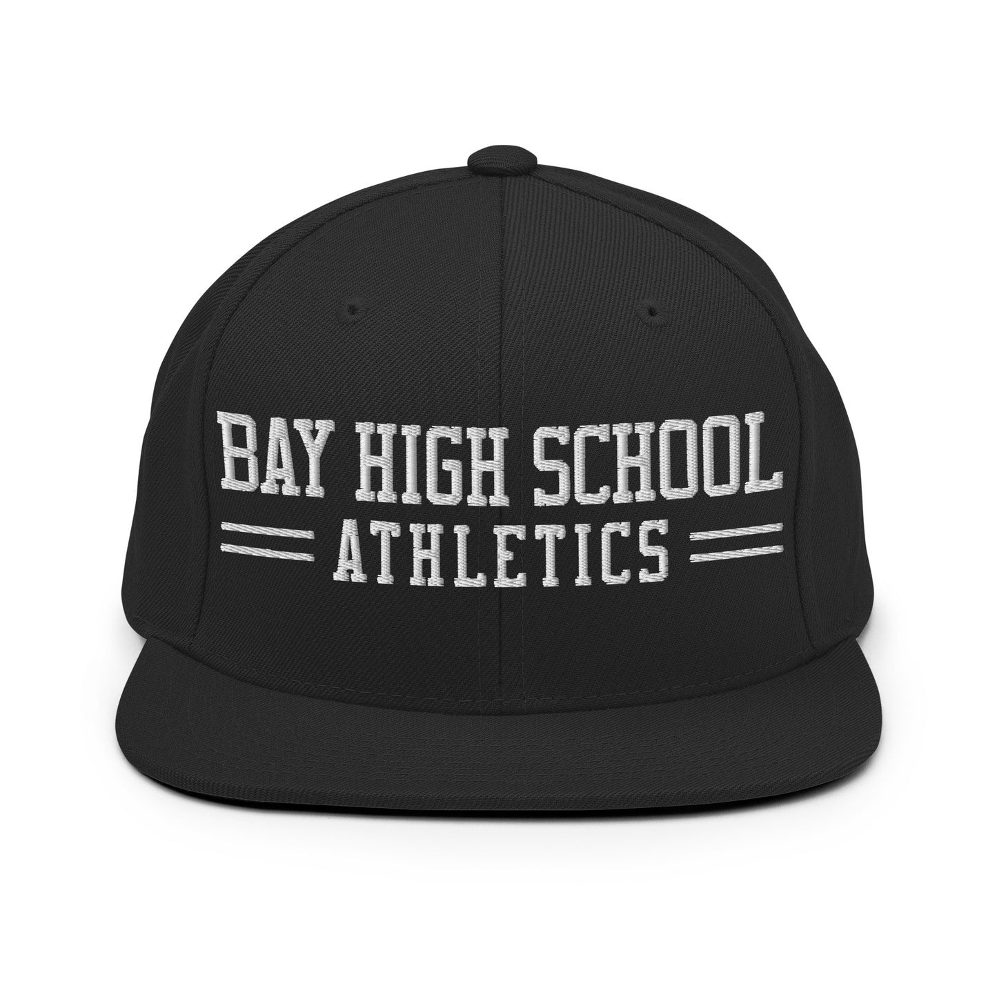 Snapback Hat | Bay High Softball | Modern Script Logo