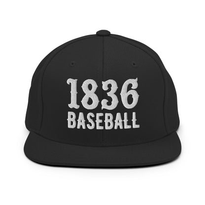 Snapback Hat | 1836 Volunteers Baseball | Modern Script Logo