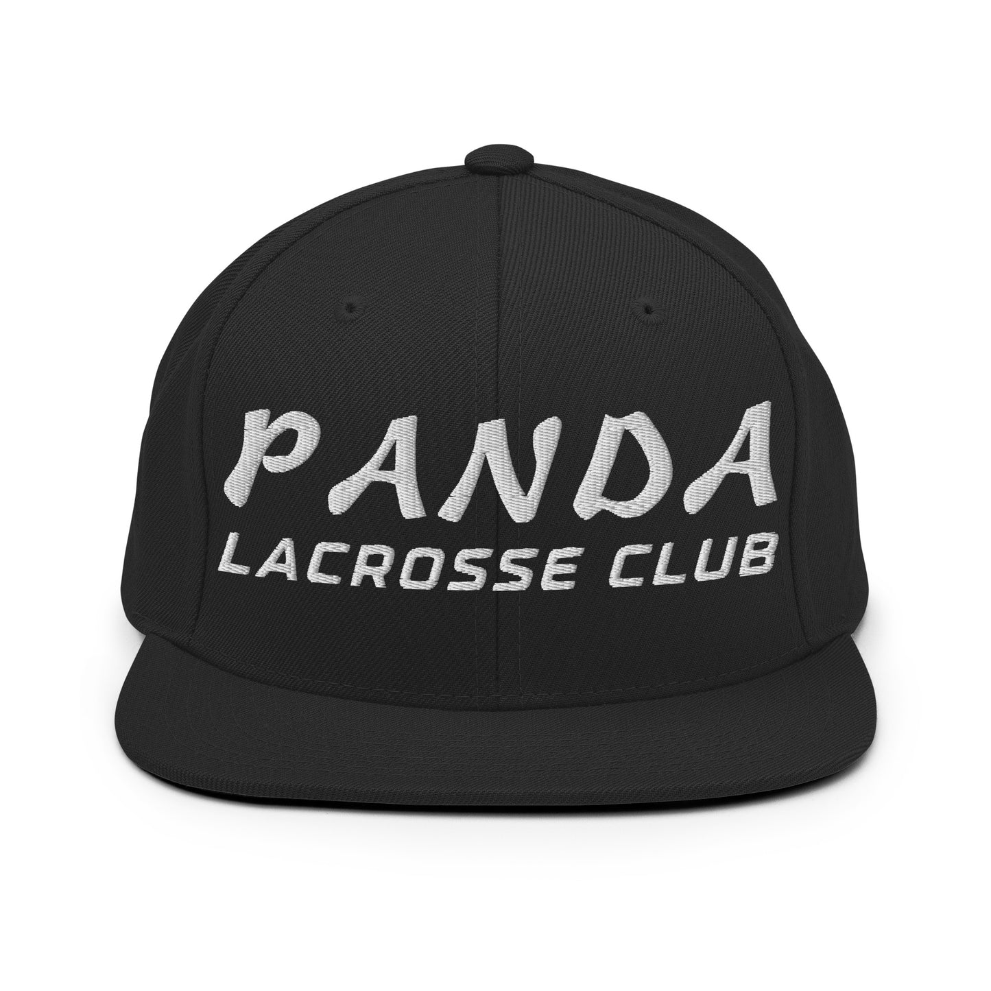 Snapback Hat | Panda Lacrosse Club | Crest Logo