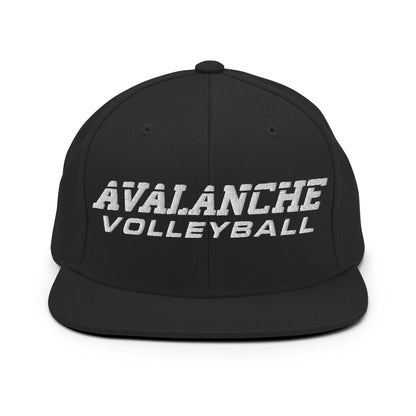 Snapback Hat | Avalanche Volleyball Club | Modern Script Logo